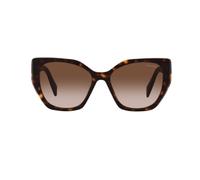 Prada Woman PR 19ZS 2AU6S1 Sunglasses Acetate Turtle Brown Pillow Normal Shaded