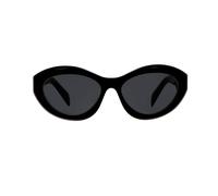 Prada Woman PR 26ZS 16K08Z Sunglasses Acetate Black Grey Geometric Normal