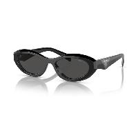 Prada PR 26ZS 16K08Z Woman Sunglasses Acetate Black Grey Geometric Normal