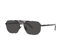 Prada Man Prada PR 58YS 1AB5S0 Sunglasses Metal Black Grey Squared Normal