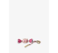 Prada Prada Candy Plexiglass and Leather Key Ring Charm Pink 1 Size
