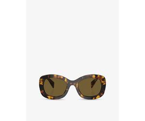Prada Prada Pr A13S Butterfly-Frame Acetate Sunglasses Yellow