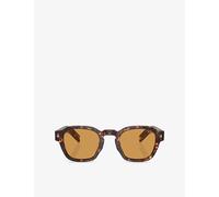 Prada PR A16S 14O60F Man Sunglasses Acetate Turtle Brown Pantos Photochromatic Photochromatic
