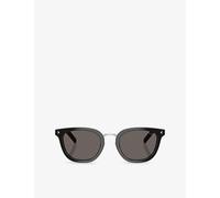 Prada Prada Pr C01Sd Round-Frame Acetate Sunglasses Black