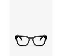 Prada Prada Pra10V Square-Frame Acetate Optical Glasses Black
