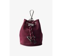 Prada Prada Speedrock Mini Icon Re-Nylon Bag Charm Burgundy 1 Size