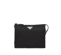 Prada Re-Nylon and Saffiano leather pouch - Black OS
