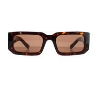 Prada Man PR 06YS 2AU8C1 Sunglasses Acetate Turtle Brown Squared Normal