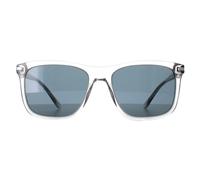 Prada Rectangle Womens Grey Crystal Blue PR18WS - One Size