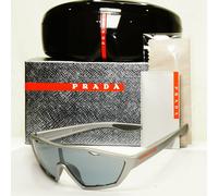 Prada Shield Visor Grey Sunglasses Sailing Cycling Ski PS 16US SPS 16U 449-5L0