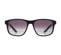 Prada Linea Rossa Man PS 06YS 1AB09U Sunglasses Injected Black Grey Pillow Normal Shaded