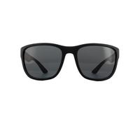 Prada Sport Mens Sunglasses PS01US DG05S0 Black Rubber Grey - One Size