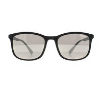 Prada Linea Rossa Man Sunglass PS 01TS Lifestyle - Frame color: Black Rubber, Lens color: Light Grey Mirror Silver