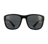 Prada Sport Sunglasses PS01US DG05S0 Black Rubber Grey