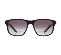 Prada Linea Rossa Man PS 06YS 1AB09U Sunglasses Injected Black Grey Pillow Normal Shaded