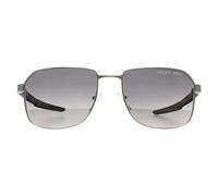 Prada Sport Sunglasses PS54WS 1BC06G Silver Grey Gradient Polarized