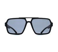 Prada Sport Sunglasses PSA06S DG002G Black Rubber Dark Grey Polarized
