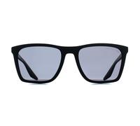 Prada Sport Sunglasses PSB08S 1BO02G Matte Black Dark Grey Polarized
