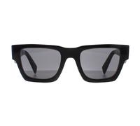 Prada Man PR A06S 16K08Z Sunglasses Acetate Black Grey Pillow Normal