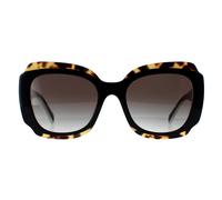 Prada Sunglasses PR16YS 01M0A7 Black and Medium Tortoise Light Grey Gradient