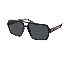 Prada Sunglasses Linea Rossa Linea Rosa SPS 01X Black/Grey 59/16/145 Men's, 5av3m17, 59/16/145