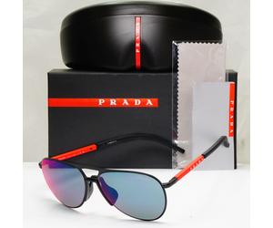 Prada Sunglasses Pilot Mirror Grey Blue Red Chameleon PS51XS SPS 51X 1BO-01M