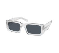 Prada PR 06YS 12R09T Man Sunglasses Acetate Grey Grey Squared Normal