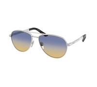 Prada Man PR A54S 27506Z Sunglasses Metal Silver Pink Pilot Normal