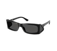 Prada Man PR B03S 1AB5S0 Sunglasses Acetate Black Grey Squared Normal
