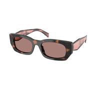 Prada Woman PR B05S 23A60B Sunglasses Acetate Turtle Brown Pillow Normal