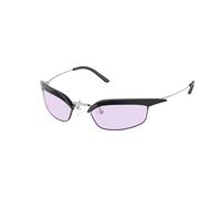 Prada Woman PR B50S TZM40J Sunglasses Metal Black Violet Squared Normal