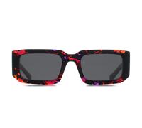Prada Sunglasses PR06YS 06V5S0 Abstract Orange Dark Grey
