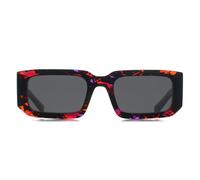 Prada Sunglasses PR06YS 06V5S0 Abstract Orange Dark Grey