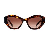 Prada Sunglasses PR07YS VAU6S1 Honey Havana Brown Gradient