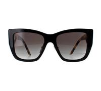 Prada Square Womens Black and Tortoise Grey Gradient PR21YS - One Size
