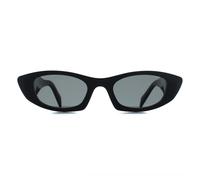Prada PR B16S 16K08Z Woman Sunglasses Acetate Black Grey Round Normal