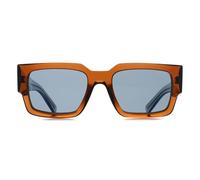 Prada PR B17S 25F70B Man Sunglasses Acetate Brown Grey Squared Normal
