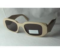 Prada Sunglasses SPR 17WS VYJ-6X1 NEW Beige Square Acetate UV400