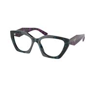 Prada Woman PR 09YV 06Z1O1 Optical frames Acetate Turtle Transparent Geometric Normal