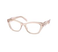 Prada Womens Pink Pr 19wv Cat-eye Acetate Glasses 1.7cm