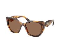 Prada Woman PR 19ZS 14L06B Sunglasses Acetate Turtle Brown Pillow Normal