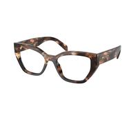 Prada Woman PR A16V 14P1O1 Optical frames Acetate Turtle Transparent Geometric Normal