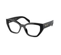 Prada PR A16V 16K1O1 Women's Eyeglasses Black Size 53 (Frame Only) - Blue Light Block Available