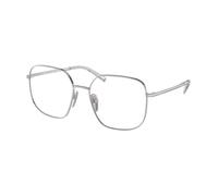 Prada Woman PR A59V 1BC1O1 Optical frames Steel Silver Transparent Squared Normal
