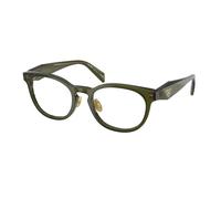 Prada Woman PR B06VD 19Z1O1 Optical frames Acetate Green Transparent Pantos Normal