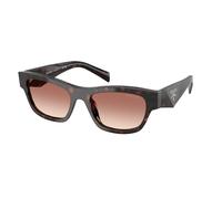 Prada Woman Sunglass PR B09S - Frame color: Root Tortoise, Lens color: Light Brown Gradient Bordeaux