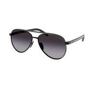 Prada Woman PR B57S AAV90A Sunglasses Steel Black Grey Pilot Normal Shaded