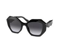 Prada Woman Prada PR 16WS 1AB5D1 Sunglasses Acetate Black Grey Geometric Normal Shaded