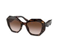 Prada Woman Prada PR 16WS 2AU6S1 Sunglasses Acetate Turtle Brown Geometric Normal Shaded