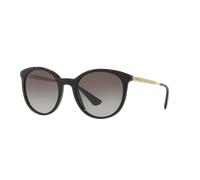 Prada Woman Prada PR 17SSF CATWALK 1AB0A7 Sunglasses Acetate Black Grey Pantos Normal Shaded